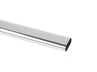 Штанга овальная 30*15*3000, (вес 0,91кг) хром <10>
