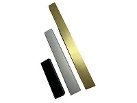 Профиль-ручка торцевая 1056мм (L1200мм) хром матовый, RT.K1