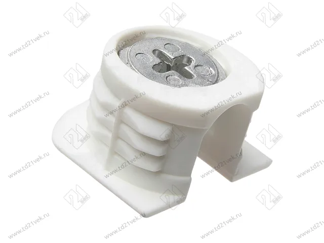 RED Стяжка d20*12,5мм с эксцентриком для плиты 16 мм, белый 2