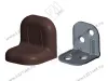 Уголок крепежный 24х24х25 мм, венге c пластиковой крышкой превью 1