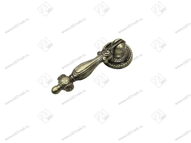 RC024AB.3 Ручка-кнопка C2420, старинная латунь <50> 1