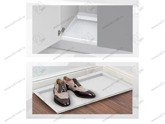 S-2263-W Поддон гигиенический под мойку Starax в базу 700мм (720x580x40) белый 3