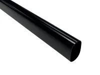 Штанга овальная 30х15х3000, чёрная