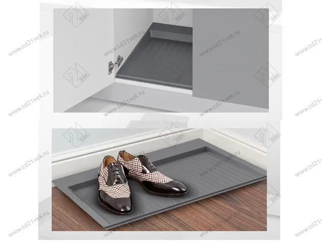 S-2265-G Поддон гигиенический под мойку Starax в базу 900мм (920x580x40) серый 3