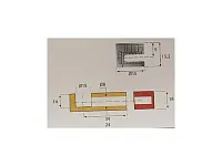 KF18151280377 Эксцентрик XSTAR d15*h13,2мм для плиты 18мм, цинк KF1815132038