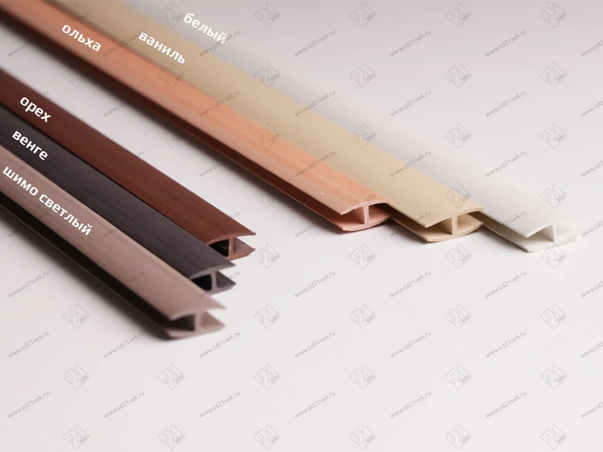 Профиль соед. д/ДВП L=2000*11мм (орех) 280 <100> 1