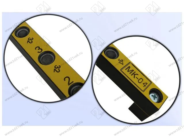 МК-04 Меб.кондуктор торцевой, шаг 32, dвтулки 7мм (для 16мм) <1> 1