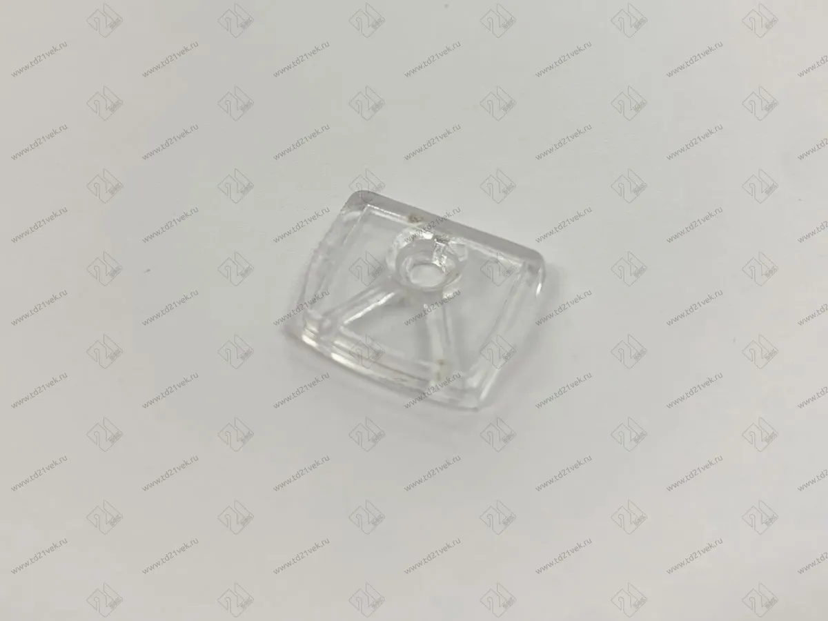 Стеклодержатель №1 (Кляймер) накладной (прозрачный) 1 уп = 1000 шт <1/20> 1