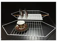 Сушка для посуды в базу 800 мм, угловая, отечественная, для ЛДСП 16мм, белый