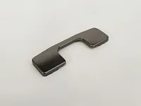 1025515(Y) MASTER BLACK  Декоративная заглушка (на чашку петли) (черный) <250>