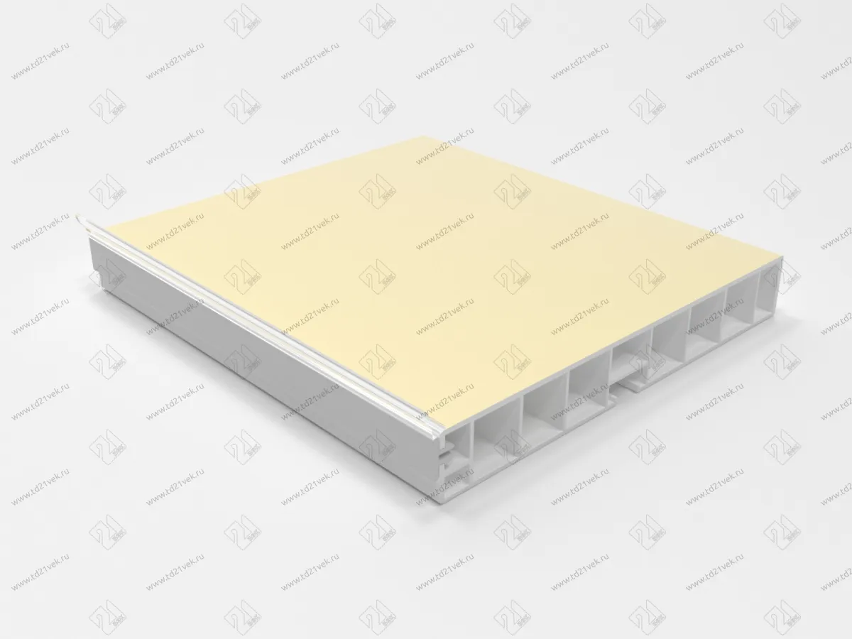 Цоколь кухонный 4м с силик.пр., ваниль H-100 <15> 1