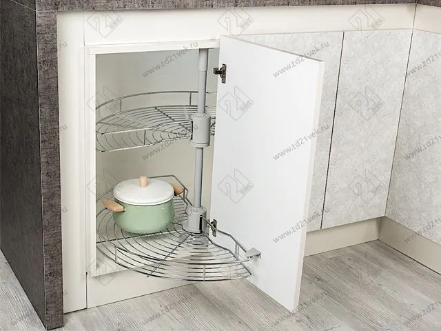 S-3011-C Карусель в базу 450 мм, Starax, 2-х ярусная, (d740х420х650-700 мм) 1