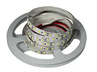 04.800.00.169 (151) Лента G2(Х2), 2835 IP20, 120LED/м, 3000K (теплый белый), 12В, 9,6Вт/м, 1100Лм/м,  CRI>80, 80мм х 5м, провод 2 х 0,35мм L= 25см с двух сторон