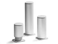 Опора регулируемая №7 круглая (d40, 49*42, h100) (металлик) <168>