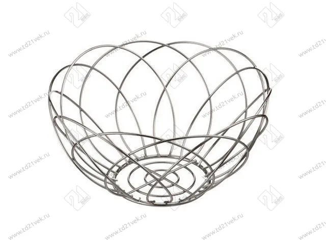 VZ 0010 Ваза для фруктов, Тип-I (265х265х130) хром <12> 1