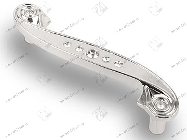 CRL14-96 Ручка-скоба с кристаллами, хром <60/300> 1