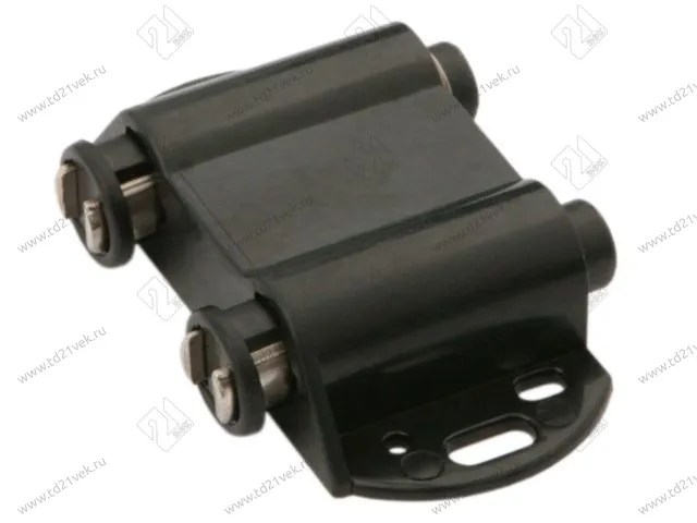 MH02/Bl Магнитный держатель для 2 стекл. фасадов (черный) <125/500> 1