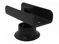 Опора регулируемая П-образная черная, М8, d27, h15-30мм, для плиты 16мм