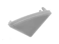 PA-ZASGLAXKT-00 Заглушка для алюминиевого профиля (лакированная) GLAX (серый), угловая - (уп -10 шт.)