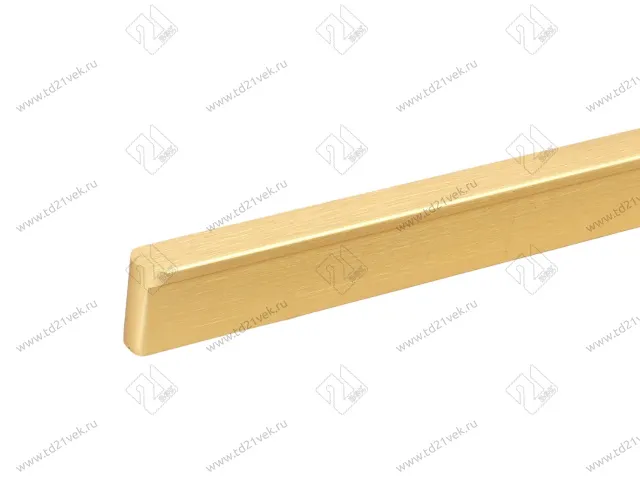 Профиль-ручка 192мм (L212мм) золото шлифованное, PRUTOK 2
