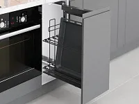 S-2898-A Выдвижная система для противней в базу 250 мм, Starax, (215х475х640) левая, антрацит