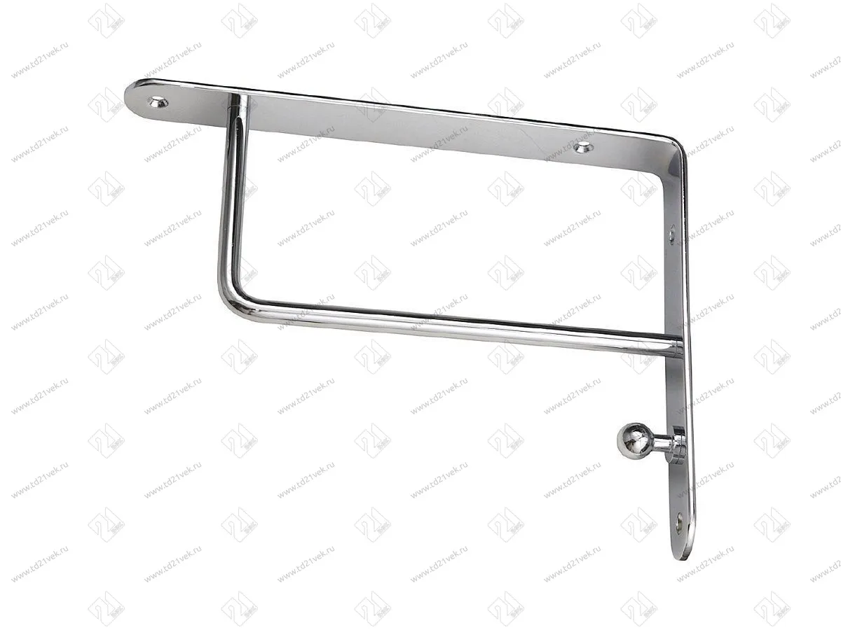 Кронштейн хромированный, сталь, прямоугольный SH-021-01 <20> 1