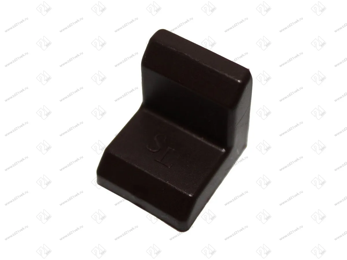 Уголок крепежный 21*21 мм с крышкой, 029.22 венге <250/2000> 1