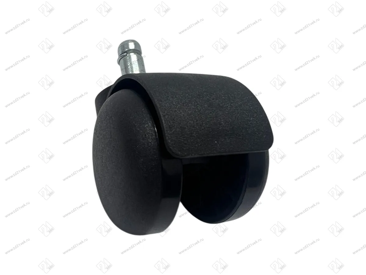 Опора колесная 413, на штифте d11мм, d50 мм, h80 мм, нагрузка 30 кг, черный 3