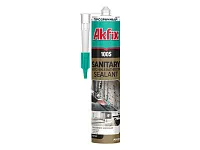 Akfix 100S Санитарный силикон, 280 мл, прозрачный