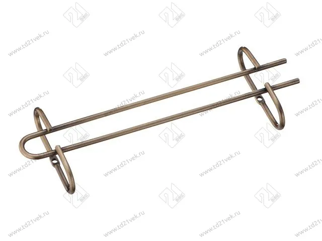 MX-050 AB Держатель бокалов 250мм бронза <50> 1