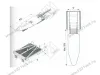 S-6616-W Выдвижная гладильная доска с фасадом в 400 базу, Starax, белый превью 6