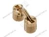 ZC-GTV-12-00 Петля цилиндрическая GTV, 12/19/27мм, max нагр. 7 кг., старое золото, <100/200> превью 1