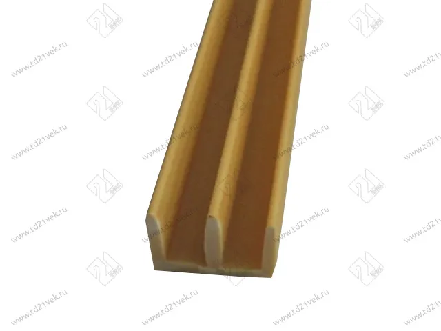 Направляющие для стекла 2м., бежевый 1