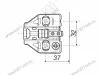 H8030 Планка с эксцентриком с евровинтом для EVO (H=0 мм) <500> превью 2