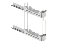 S-2661-U-W Бутылочница 150, Starax, направляющие Blum Tandem, (108х475х556 мм), выдвижение правое, белая