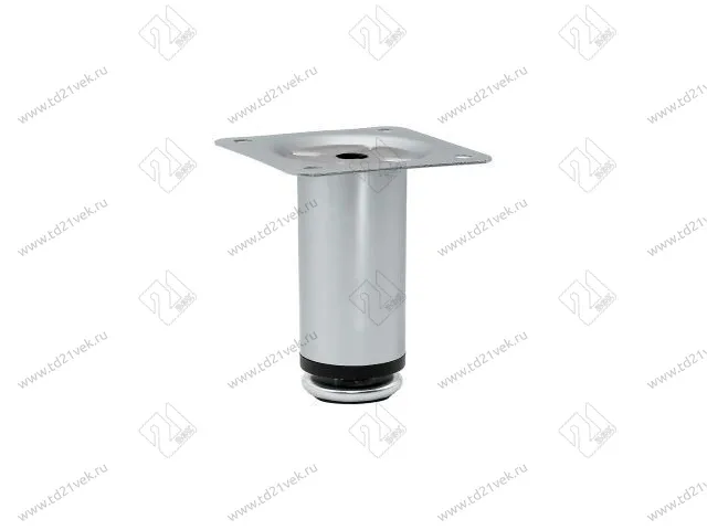 N0010-100 SC Опора мебельная регулируемая малая 30*100 мм, мат.хром <100> 1
