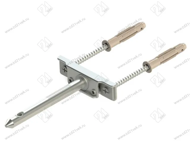 103-07-01-403 Полкодержатель Mesan скрытого монтажа (регулируемый)+крепеж, (цинк)<20/100> 1