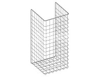 Корзина для белья в базу 300 мм, 235х525х230 мм, белая, с креплением на дверцу, крепёж 4 шт. в комплекте