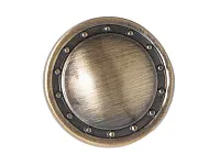 FH.0017.000.AB Ручка-кнопка, диам. 27 мм, бронза <100/500>