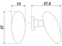 RC003GP.4 Ручка C0330 золото <50/500>