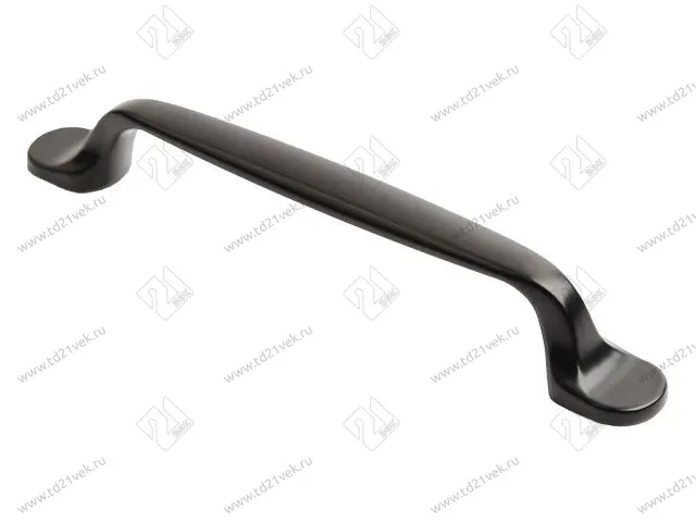 RS-106-128 BL , Ручка-скоба, 128 мм, матовый черный  <40/200> 1