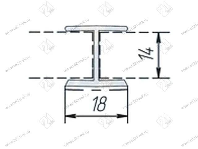 Угловое соединение 180гр. / H150, белый <10> 2
