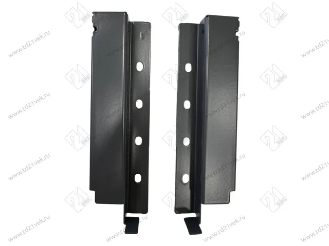 Крепление задней стенки Dragon Pro, H178 мм, темно-серый, комплект- 2 шт. 1