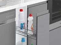 KS-200R Бутылочница 200, Starax, направляющие Samet, (151х475х495 мм), частичное выдвижение, правая