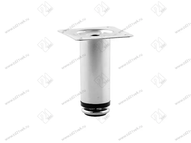 N0010-120 SC Опора мебельная регулируемая малая 30*120 мм, мат.хром <80> 1