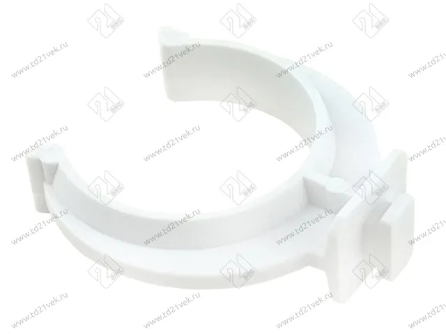 Клипса универсальная для пластикового цоколя / ЛДСП, белый 1