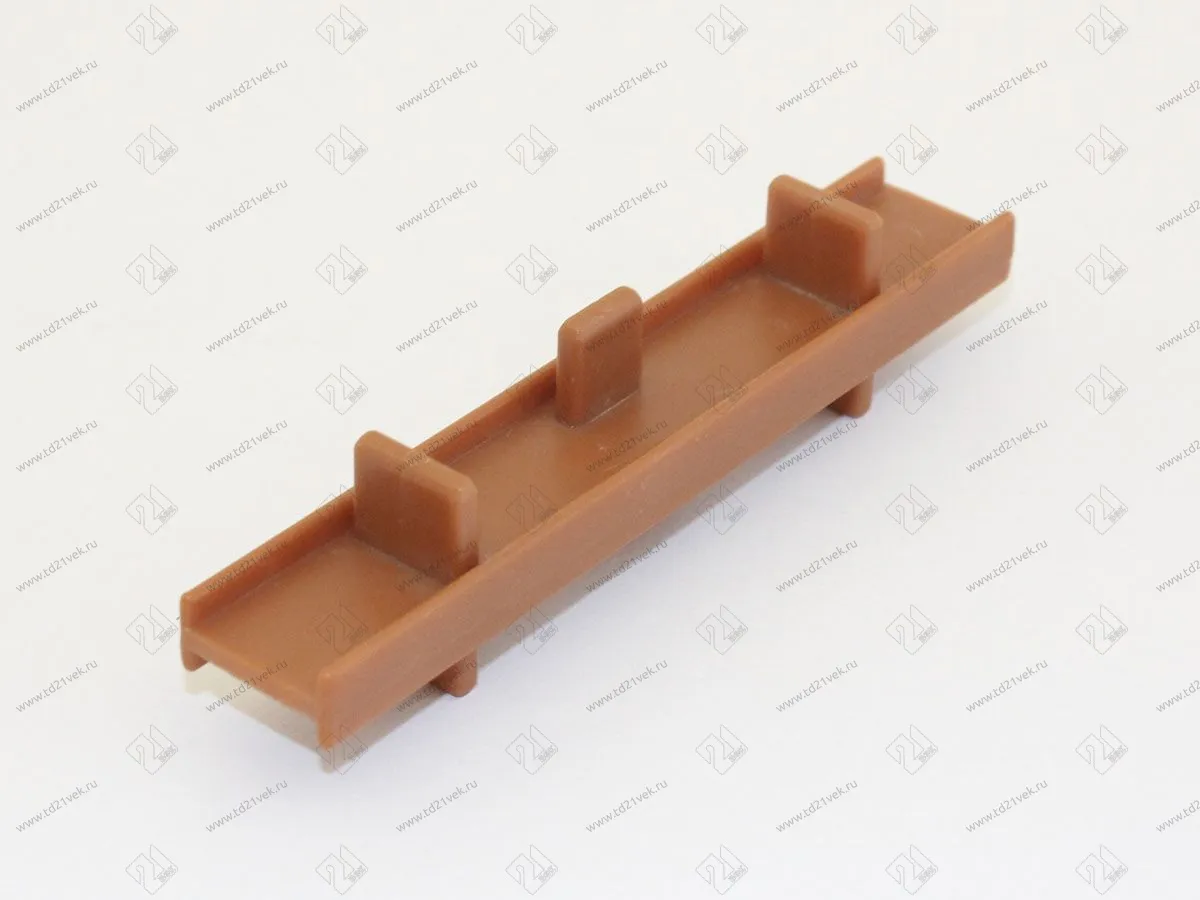 Соединительный профиль к цоколю 100мм, вишня <> 1