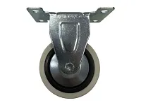 Опора колесная 355, нагрузка 45 кг, d75 мм, h105 мм, резина, серый