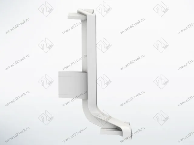 Г-образный уголок наружный  №1 белый  <10> 1