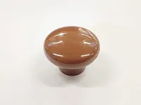 Ручка-кнопка пластиковая №22 (коричневый)<100/2500>